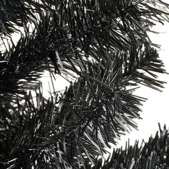 3ft. Unlit Black Tinsel Artificial Christmas Tree 5 3ft. Unlit Black Tinsel Artificial Christmas Tree - Image 5