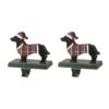 Glitzhome® 6" Dachshund Stocking Holder Set