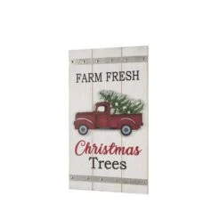 Glitzhome® 24" Wooden & Metal Truck Wall Décor