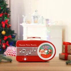 Red North Pole Radio -Northlight Decor Store D250145S 2