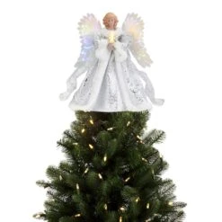 Animated Celestial Angel Tree Topper -Northlight Decor Store D250294S 2