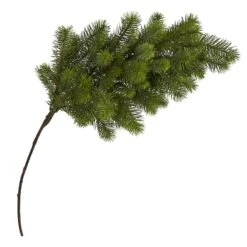 36" Pine Artificial Hanging Flower Set, 4ct. 8 36" Pine Artificial Hanging Flower Set, 4ct. -Northlight Decor Store D251257S 3