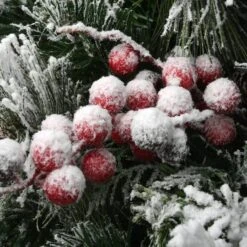 18" Snowy Bedford Urn Filler With Battery Operated LED Lights -Northlight Decor Store D252347S 15