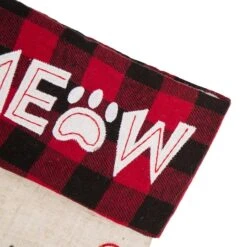 Glitzhome® 21" LED Cat Christmas Stockings, 2ct. -Northlight Decor Store D252863S 4