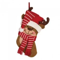 Glitzhome® 19" Reindeer Stockings, 2ct. -Northlight Decor Store D252869S 3