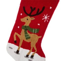 Glitzhome® 20" Red Reindeer Stockings, 2ct. -Northlight Decor Store D252891S 4
