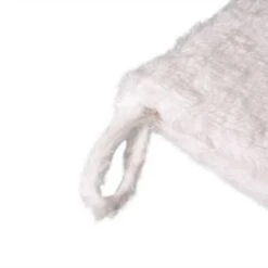 Glitzhome® 21" White Plush With Snowflake Christmas Stocking, 2ct. -Northlight Decor Store D252905S 4