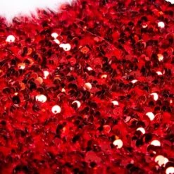 Glitzhome® 21" Red Sequin Christmas Stocking 14 Glitzhome® 21" Red Sequin Christmas Stocking -Northlight Decor Store D252961S 5