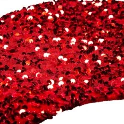 Glitzhome® 21" Red Sequin Christmas Stocking 16 Glitzhome® 21" Red Sequin Christmas Stocking -Northlight Decor Store D252961S 7