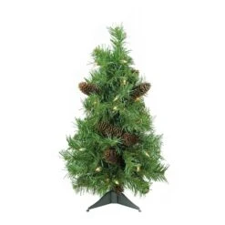 Northlight 2ft. Pre-Lit Full Dakota Pine Artificial Christmas Tree, Clear Dura-Lit® Lights 11 Northlight 2ft. Pre-Lit Full Dakota Pine Artificial Christmas Tree, Clear Dura-Lit® Lights -Northlight Decor Store D253678S 13