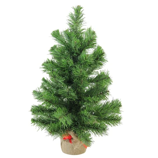 Northlight 18" Unlit Pine Artificial Christmas Tree 2 Northlight 18" Unlit Pine Artificial Christmas Tree - Image 2