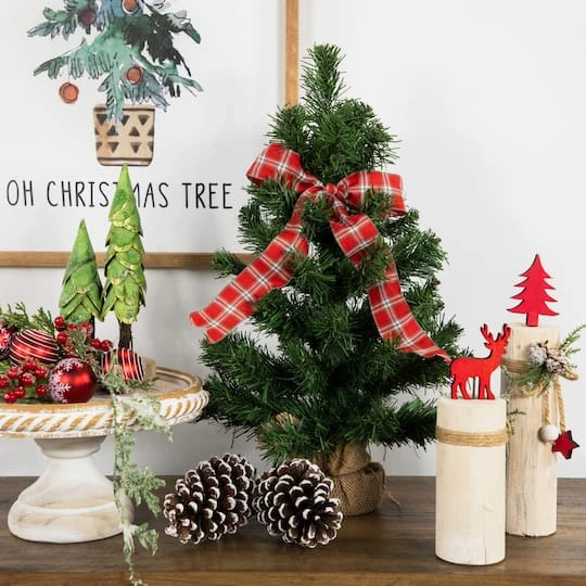 Northlight 18" Unlit Pine Artificial Christmas Tree 5 Northlight 18" Unlit Pine Artificial Christmas Tree - Image 5