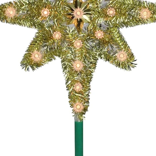 Northlight 21" Gold Lighted Star Of Bethlehem Tree Topper 7 Northlight 21" Gold Lighted Star Of Bethlehem Tree Topper - Image 7