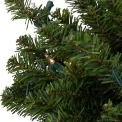 Northlight 32" Clear Lights Canadian Pine Swag -Northlight Decor Store D253711S 16