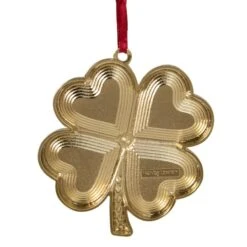 Northlight Green & Gold Luck Of The Irish Clover Ornament -Northlight Decor Store D253855S 4