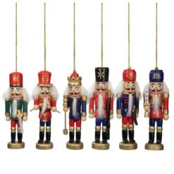 Northlight 6ct. Classic Nutcracker Ornaments