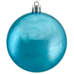 Northlight 32ct. 3.5" Turquoise Blue Shatterproof Shiny Christmas Ball Ornaments -Northlight Decor Store D253867S 13