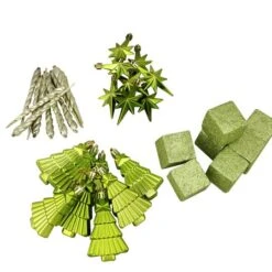 Northlight 125ct. Green Shatterproof 3-Finish Tropical Christmas Ornaments -Northlight Decor Store D253887S 14