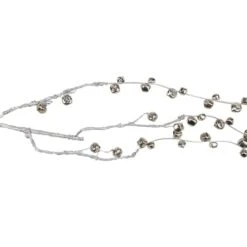 Northlight 3.4ft. Silver Hanging Jingle Bell Spray -Northlight Decor Store D253903S 12