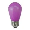 Northlight Opaque LED S14 Replacement Bulbs, 25ct. Purple