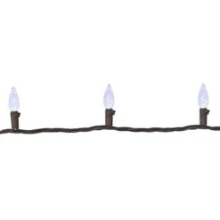 Northlight 70ct. Pure White LED C6 String Lights -Northlight Decor Store D254081S 15