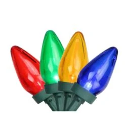 Northlight 25ct. LED C7 Christmas String Lights Multicolor -Northlight Decor Store D254084S 1 1