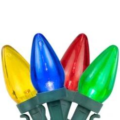 Northlight 25ct. LED C7 Christmas String Lights Multicolor -Northlight Decor Store D254084S 11