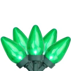 Northlight 25ct. LED C7 Christmas String Lights Green