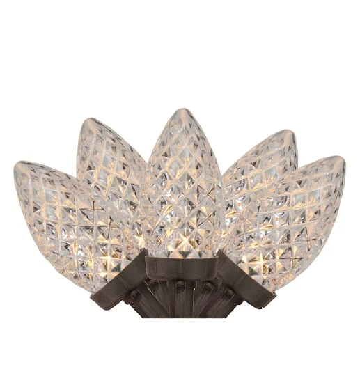 Northlight 100ct. Warm White Faceted LED Christmas String Lights 2 Northlight 100ct. Warm White Faceted LED Christmas String Lights - Image 2