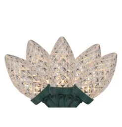 Northlight 100ct. Faceted LED C9 Christmas String Lights Warm White 12 Northlight 100ct. Faceted LED C9 Christmas String Lights Warm White -Northlight Decor Store D254101S 1 1