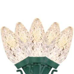 Northlight 100ct. Faceted LED C9 Christmas String Lights Warm White 14 Northlight 100ct. Faceted LED C9 Christmas String Lights Warm White -Northlight Decor Store D254101S 11