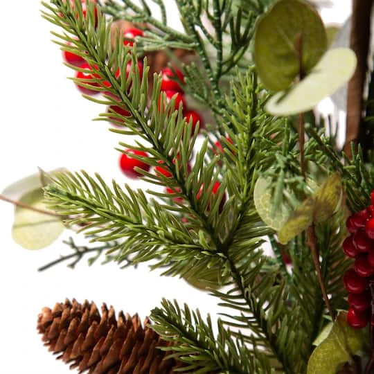 Glitzhome® Christmas Pine, Eucalyptus & Berry Tree 8 Glitzhome® Christmas Pine, Eucalyptus & Berry Tree - Image 8