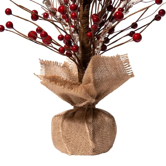 Glitzhome® Christmas Red Berry Table Tree 5 Glitzhome® Christmas Red Berry Table Tree - Image 5