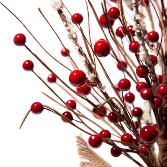 Glitzhome® Christmas Red Berry Table Tree 6 Glitzhome® Christmas Red Berry Table Tree - Image 6