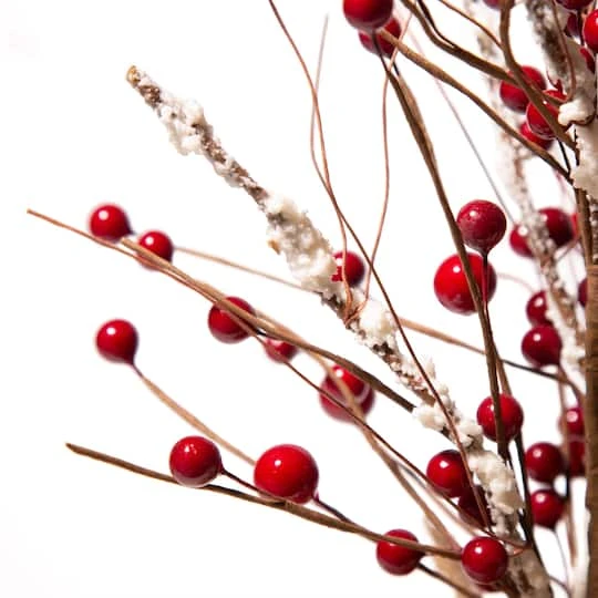 Glitzhome® Christmas Red Berry Table Tree 8 Glitzhome® Christmas Red Berry Table Tree - Image 8