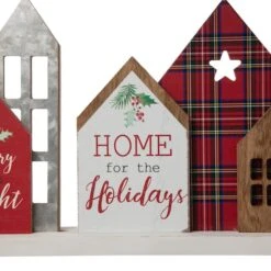 Glitzhome® 20" Home For The Holidays Décor Accent 12 Glitzhome® 20" Home For The Holidays Décor Accent -Northlight Decor Store D254188S 4