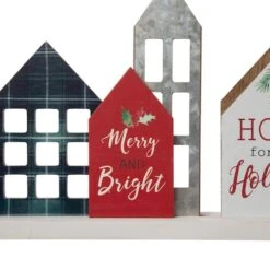 Glitzhome® 20" Home For The Holidays Décor Accent 13 Glitzhome® 20" Home For The Holidays Décor Accent -Northlight Decor Store D254188S 5