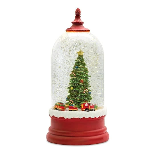 Melrose 10.5" Tree Snow Globe 1 Melrose 10.5" Tree Snow Globe