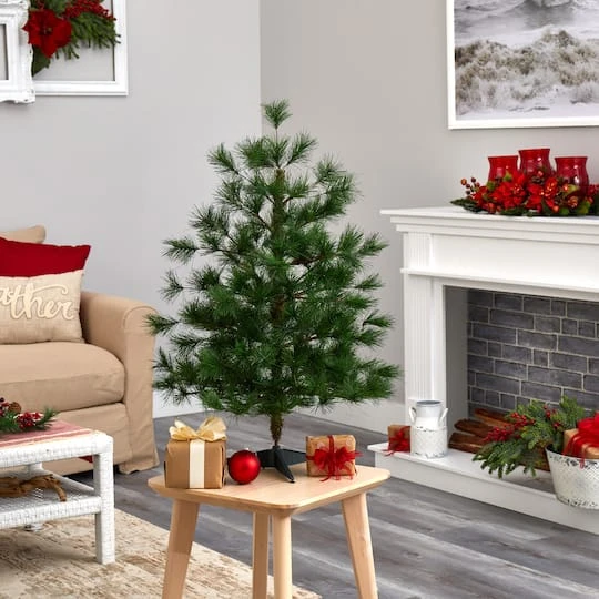 3ft. Unlit Yukon Mixed Pine Artificial Christmas Tree 6 3ft. Unlit Yukon Mixed Pine Artificial Christmas Tree - Image 6