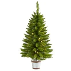 3ft. Pre-Lit Providence Pine Artificial Christmas Tree, Warm White Lights