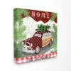 Stupell Industries Home For The Holidays Plaid Gingham Wall Accent