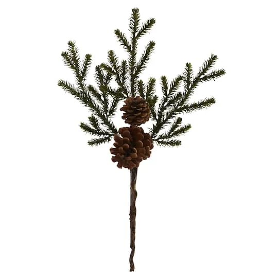 19" Pine & Pinecone Pick, 12ct. 1 19" Pine & Pinecone Pick, 12ct.