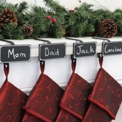 Original MantleClip® With Black Chalkboard Icons, 4ct. -Northlight Decor Store D349362S 2