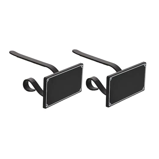 Original MantleClip® With Black Chalkboard Icons, 2ct. 2 Original MantleClip® With Black Chalkboard Icons, 2ct. - Image 2
