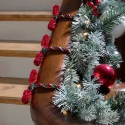 Haute Decor 16" Red, Green & White Decorative Twist Ties, 6ct. -Northlight Decor Store D349488S 2