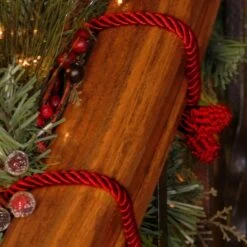 Haute Decor 20" Red Decorative Twist Ties, 6ct. -Northlight Decor Store D349497S 2