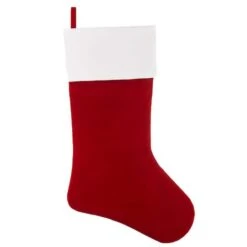Haute Decor HangRight™ 20" Premium Red & White Stocking, 2ct.