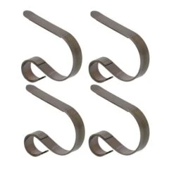 Haute Decor Antique Brass MantleClip Jr., 4ct.