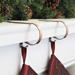 Original MantleClip® Brushed Copper Stocking Holders, 2ct. 5 Original MantleClip® Brushed Copper Stocking Holders, 2ct. -Northlight Decor Store D349578S 2