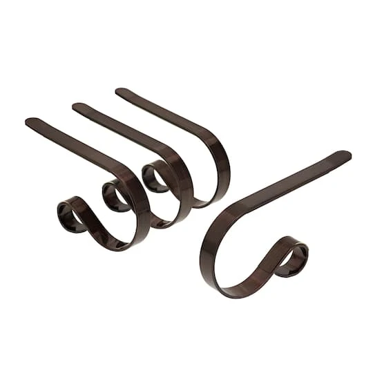 Original MantleClip® Oil-Rubbed Bronze Stocking Holders, 4ct. 1 Original MantleClip® Oil-Rubbed Bronze Stocking Holders, 4ct.